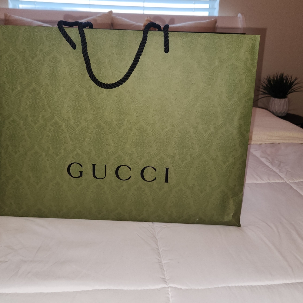 Gucci Green Shopping Bag